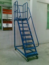 hareketli tekerlek ile manuel toplama yüksek tırmanma merdiveni endüstriyel ekipmanlar