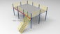 Endüstriyel Çelik Asma Kat İki Seviye Merdiven Depo Sistemi