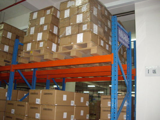 satın al Forklift Çalışma ile Özelleştirilmiş Metal Havey Duty Çift Derin Palet Rafı Çevrimiçi üretim