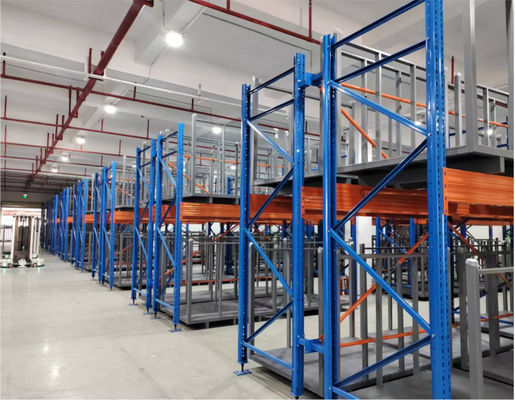 Orta ve küçük büyüklükte depo alanı için çatal kaldırıcı veya AGV işletimli özelleştirilebilir kumaş rulo depolama sistemi